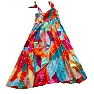 Wonder Nation Girls Floral Summer Dress Size 4-5